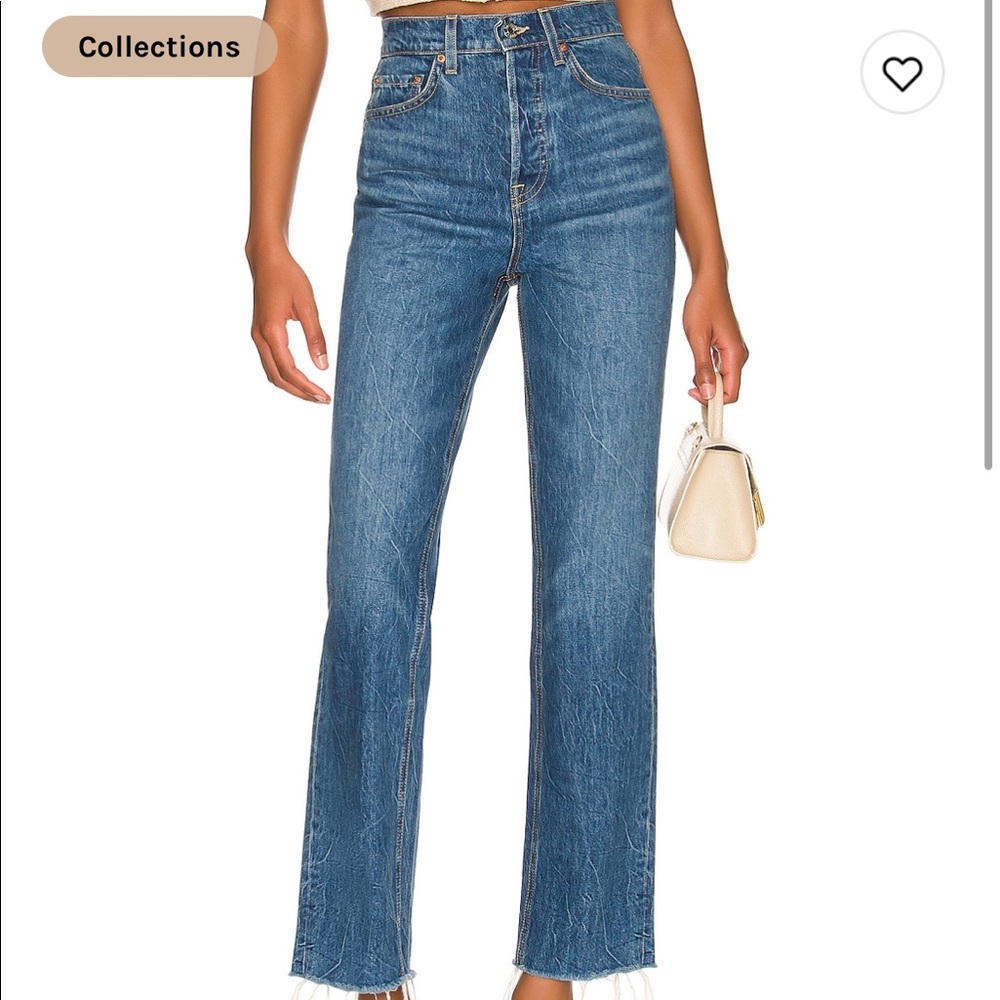 GLFRND Cassidy Mid Rise Straight Jeans